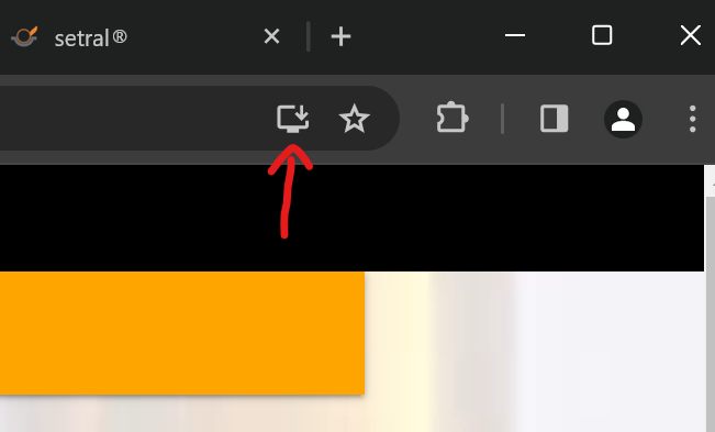 setral pwa download icon