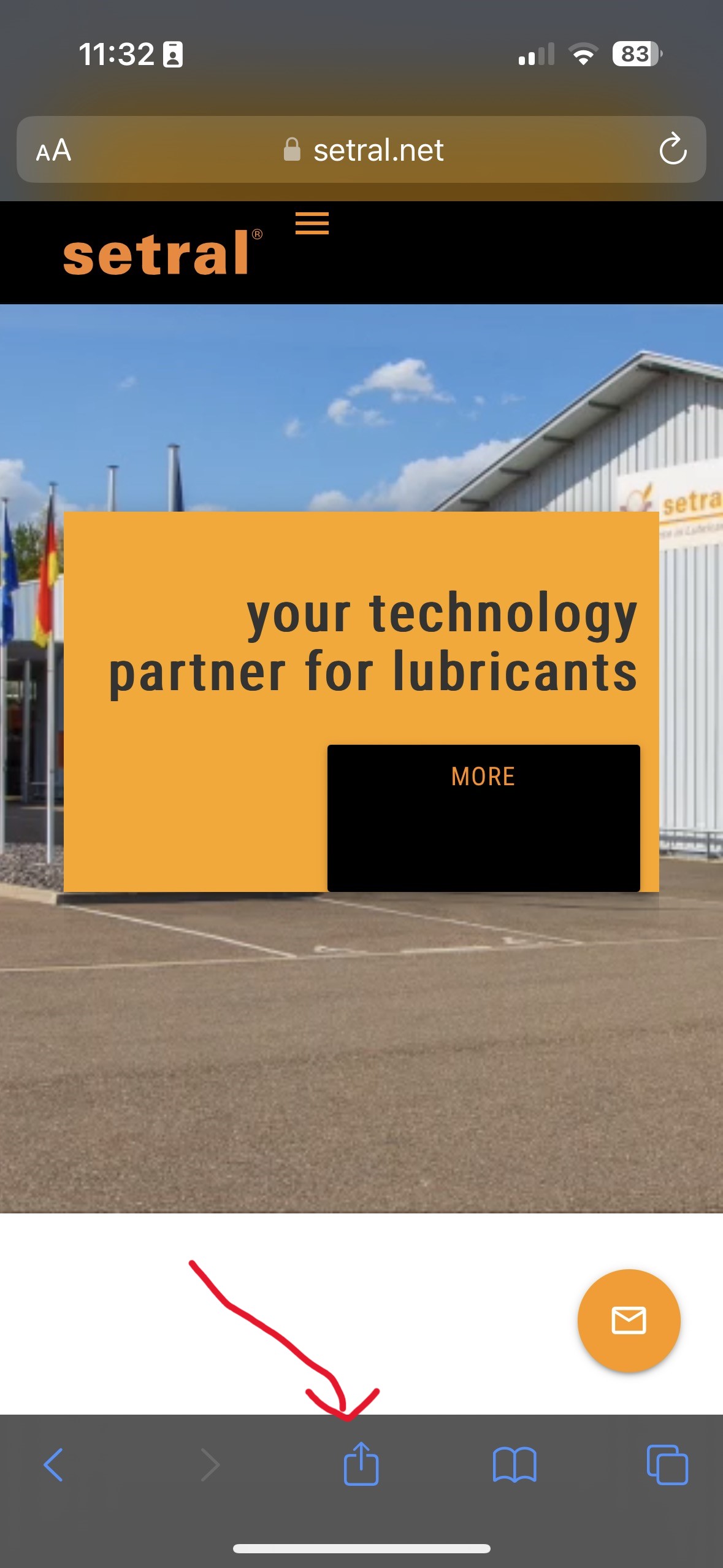 setral pwa download pop-up